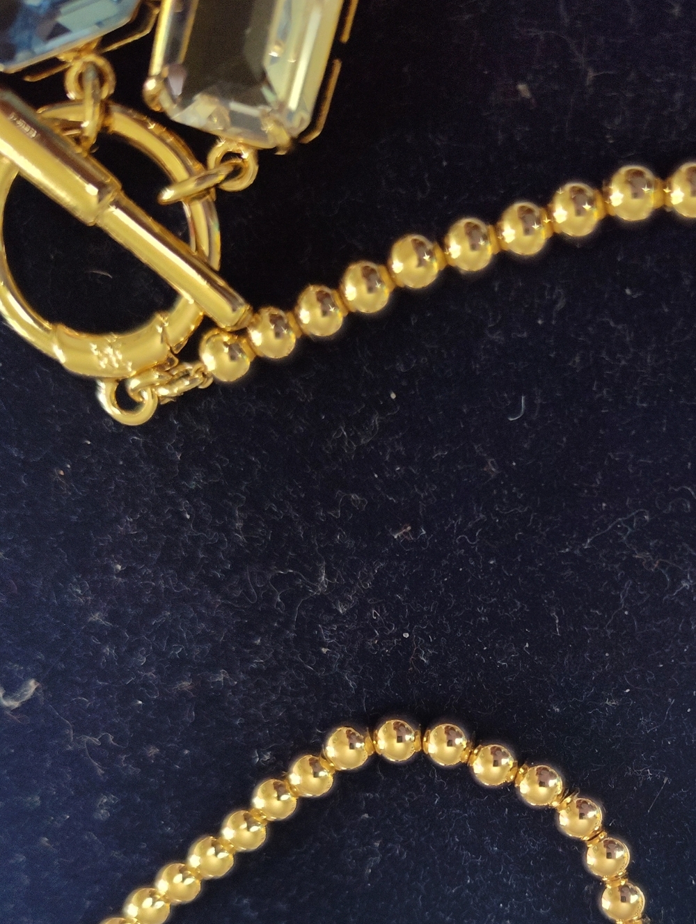 Ralph Lauren Gold Toggle Necklace - Picture 9 of 10